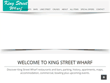 Tablet Screenshot of kingstreetwharf.com